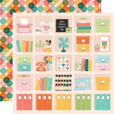 Hey Crafty Girl - Happy Place 30,5x30,5 cm Hey Crafty Girl - Happy Place 30,5x30,5 cm